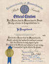 State Senate Citation